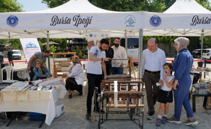 Gastrofest’te ipek ve çini tanıtıldı