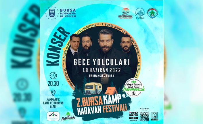 Kamp ve karavan tutkunları Bursa’da buluşuyor