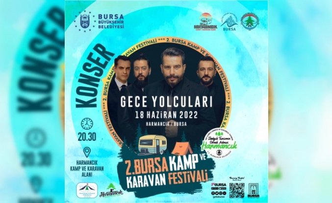 Kamp ve karavan tutkunları Bursa’da buluşuyor